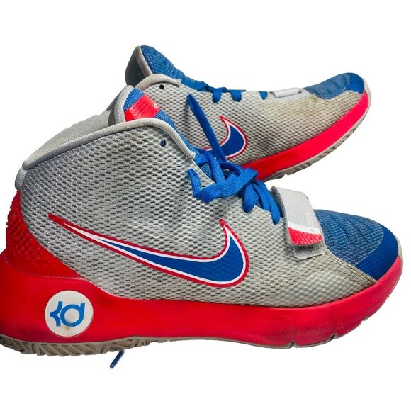 Nike Other - Nike KD Trey 5 III Kevin Durant Shoes Gray Red Blue 749377-046 Men’s Hi-Top